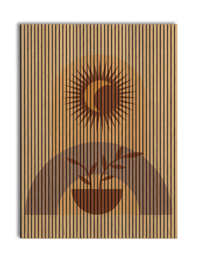 Akustikpanel med Geometric-motiv nr. 15