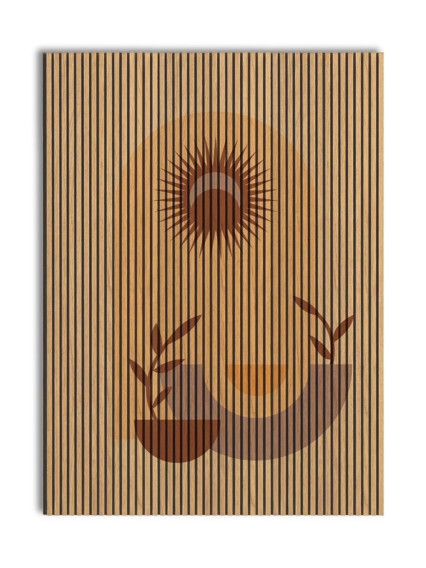 Akustikpanel med Geometric-motiv nr. 17