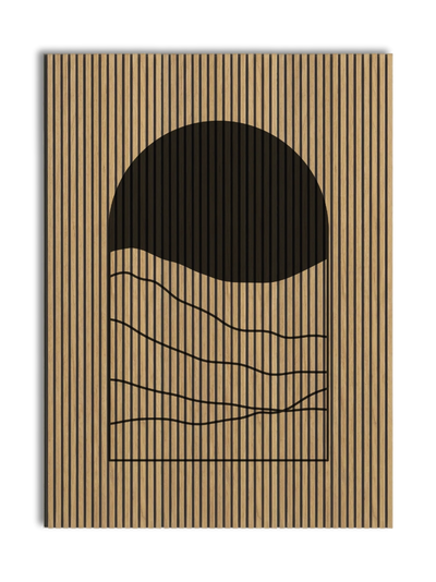 Akustikpanel med Geometric-motiv nr. 23