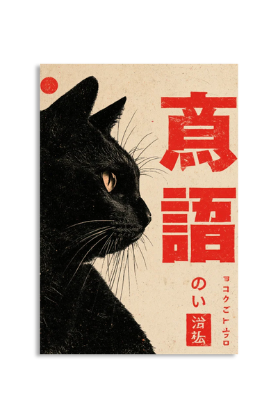 Akustikbillede med Japan Retro-motiv nr. 11