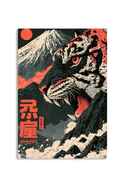 Akustikbillede med Japan Retro-motiv nr. 28