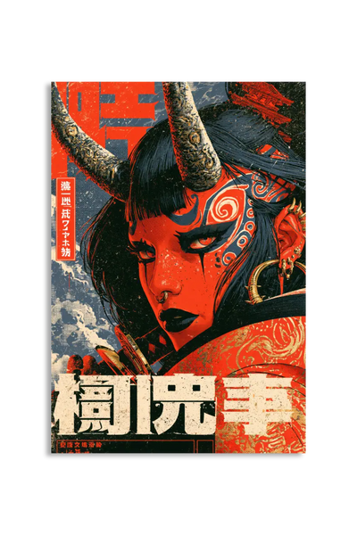 Akustikbillede med Japan Retro-motiv nr. 33