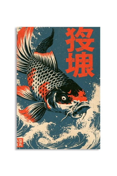 Akustikbillede med Japan Retro-motiv nr. 50