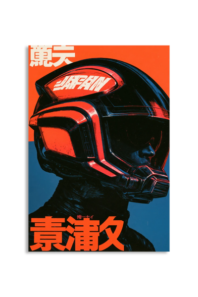 Akustikbillede med Japan Retro-motiv nr. 52