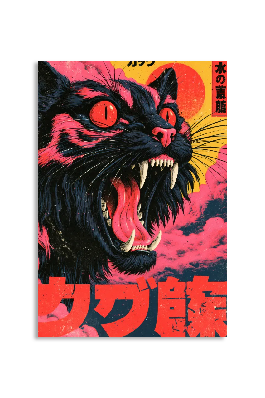 Akustikbillede med Japan Retro-motiv nr. 64