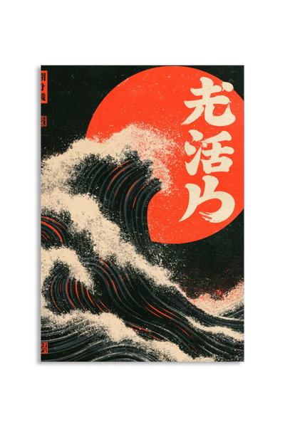 Akustikbillede med Japan Retro-motiv nr. 70