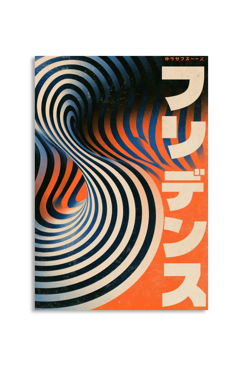 Akustikbillede med Japan Retro-motiv nr. 84