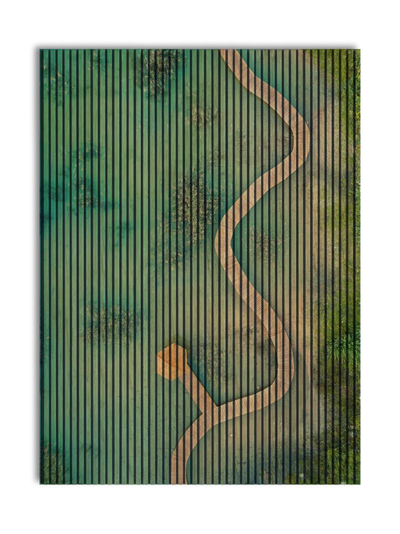 Akustikpanel med Landscapes-motiv nr. 2