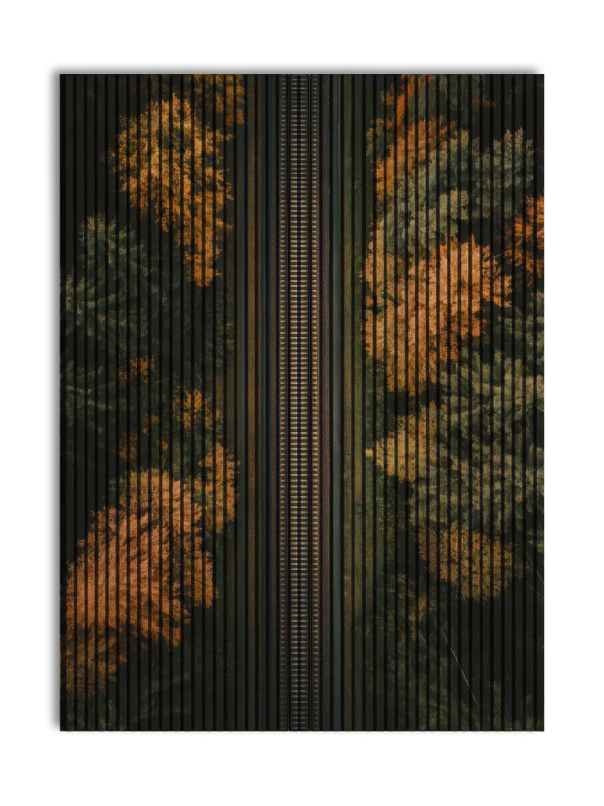 Akustikpanel med Landscapes-motiv nr. 7