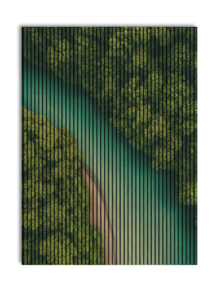 Akustikpanel med Landscapes-motiv nr. 12