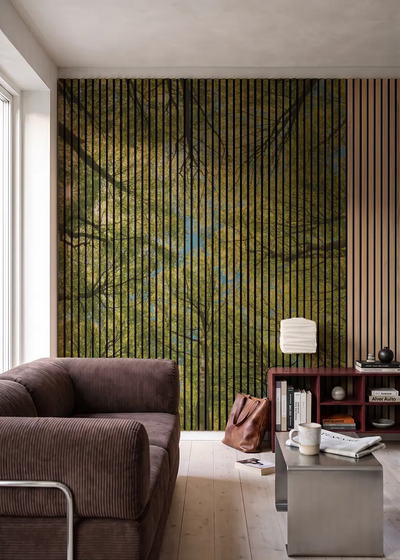 Akustikpanel med Landscapes-motiv nr. 30 – i stuen