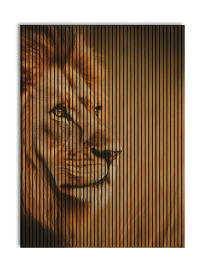 Akustikpanel med Lions-motiv nr. 37