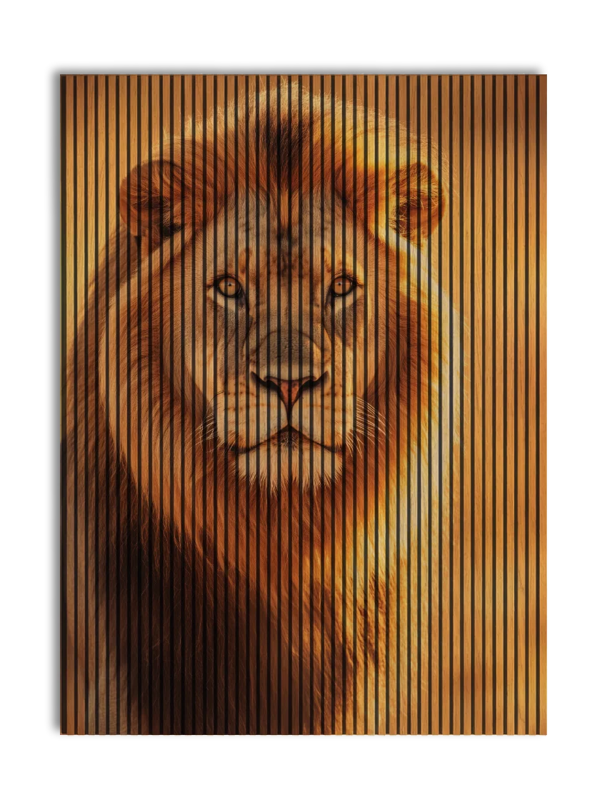 Akustikpanel med Lions-motiv nr. 38