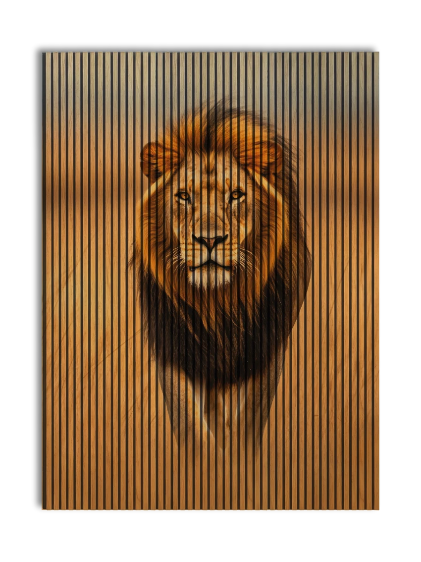 Akustikpanel med Lions-motiv nr. 50