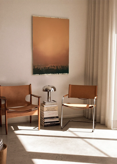 Akustikbillede med Oil Paint-motiv nr. 49 – i stuen