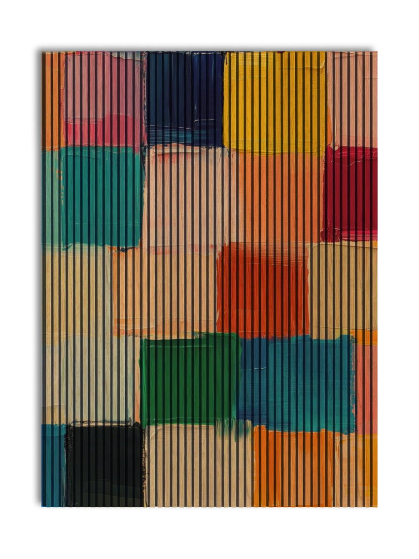 Akustikpanel med Oil Paint-motiv nr. 16