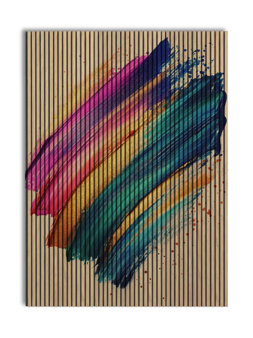 Akustikpanel med Oil Paint-motiv nr. 20