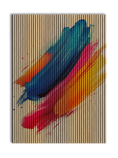 Akustikpanel med Oil Paint-motiv nr. 21
