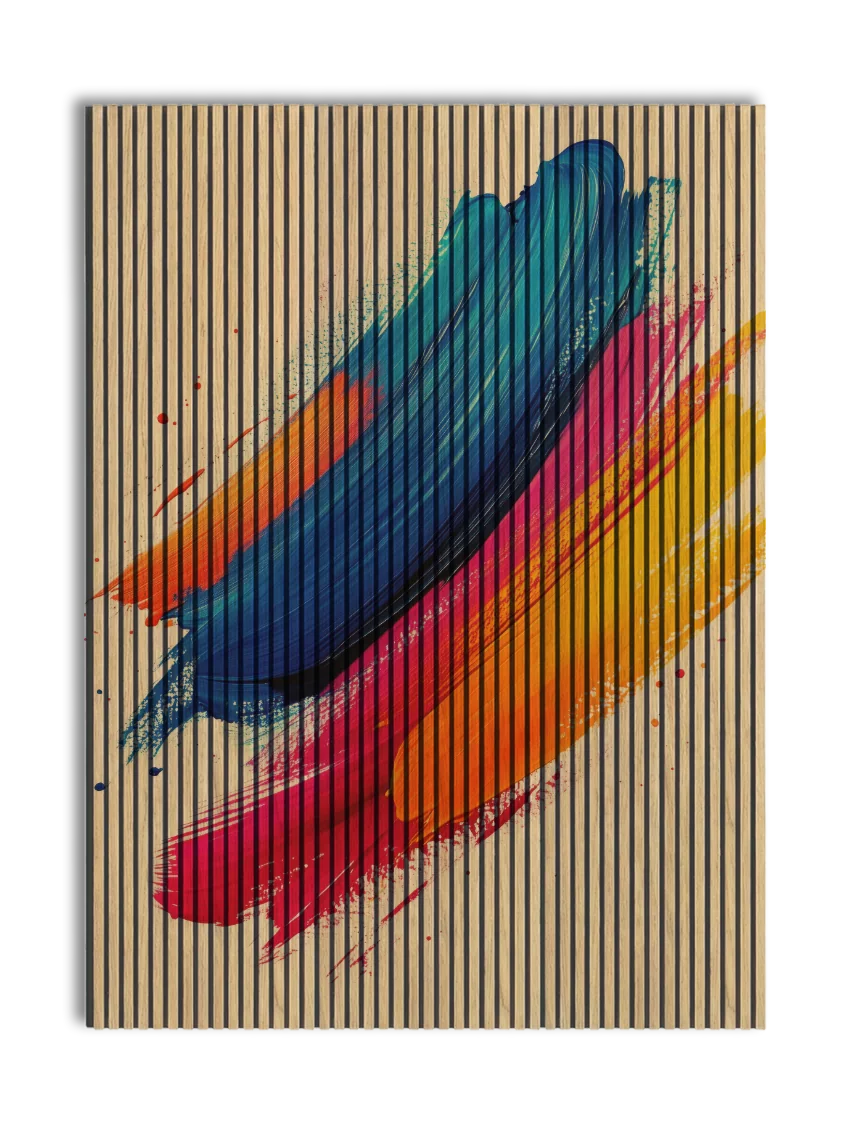 Akustikpanel med Oil Paint-motiv nr. 21