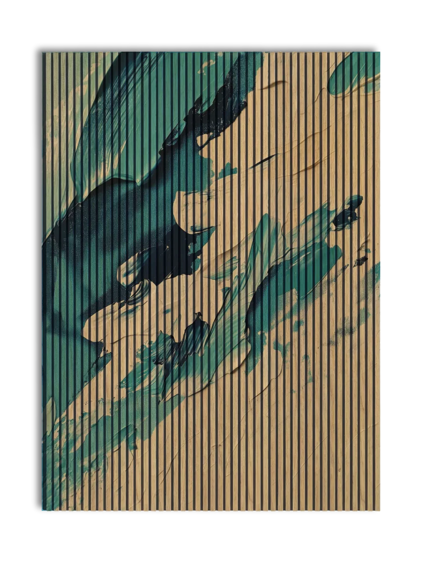 Akustikpanel med Oil Paint-motiv nr. 33
