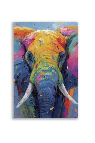 Akustikbillede med en elefant