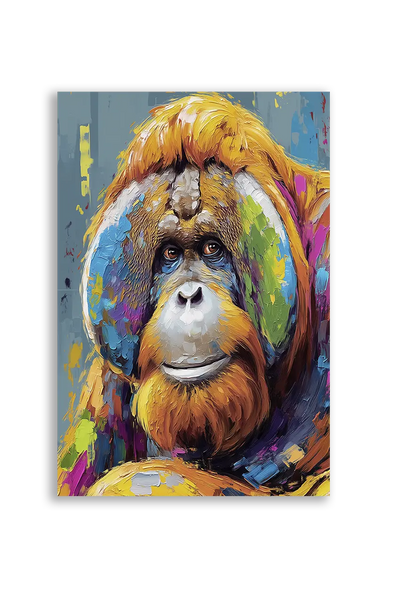 Akustikbillede med en orangutang