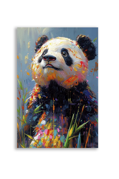 Akustikbillede med en panda