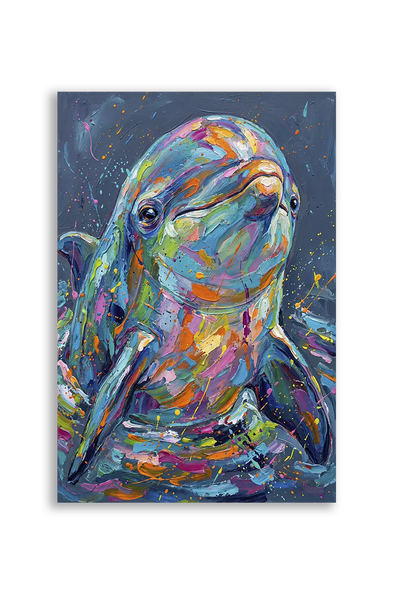 Akustikbillede med en delfin