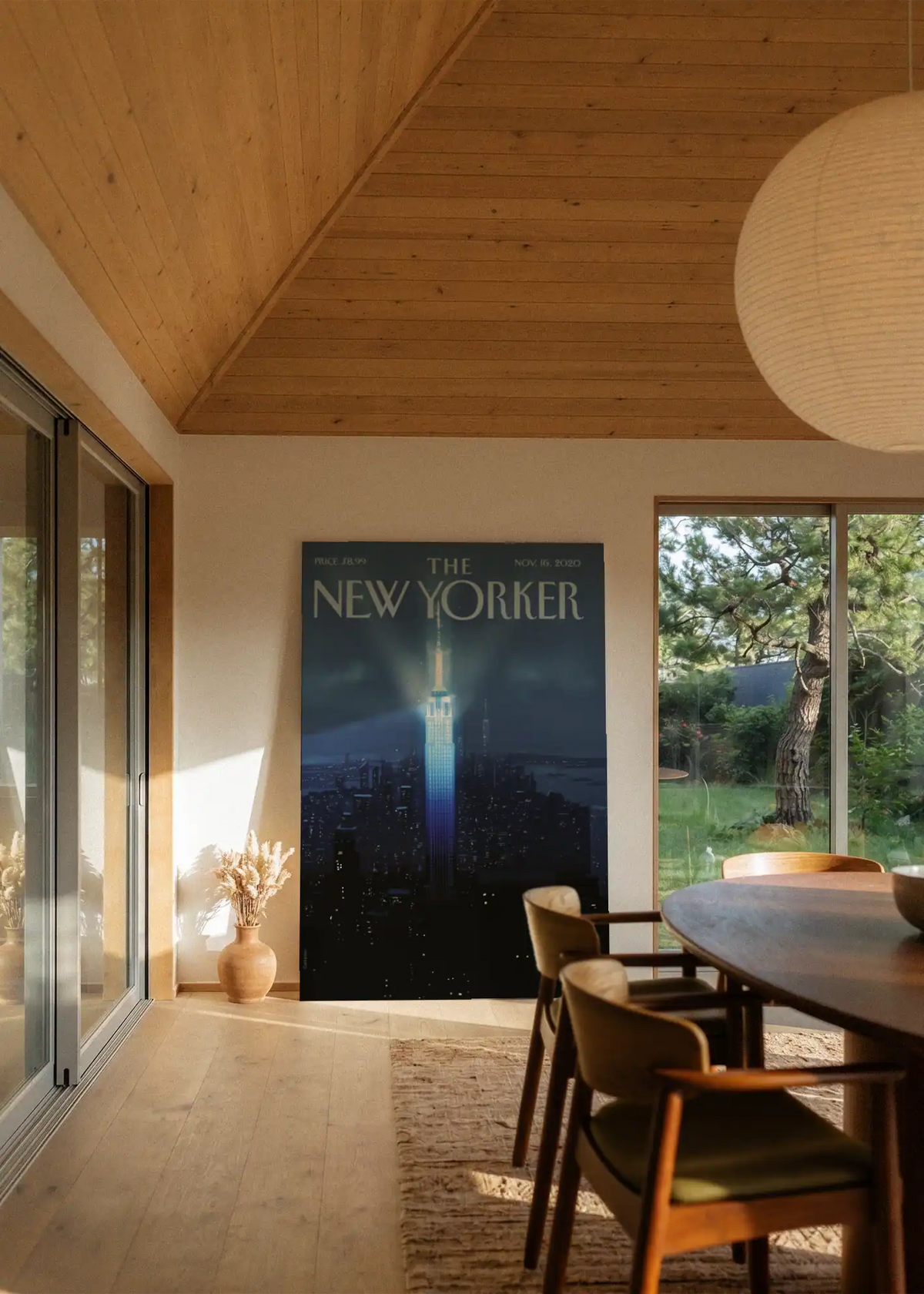 Akustikbillede med The NewYorker-motiv nr. 16 – i stuen