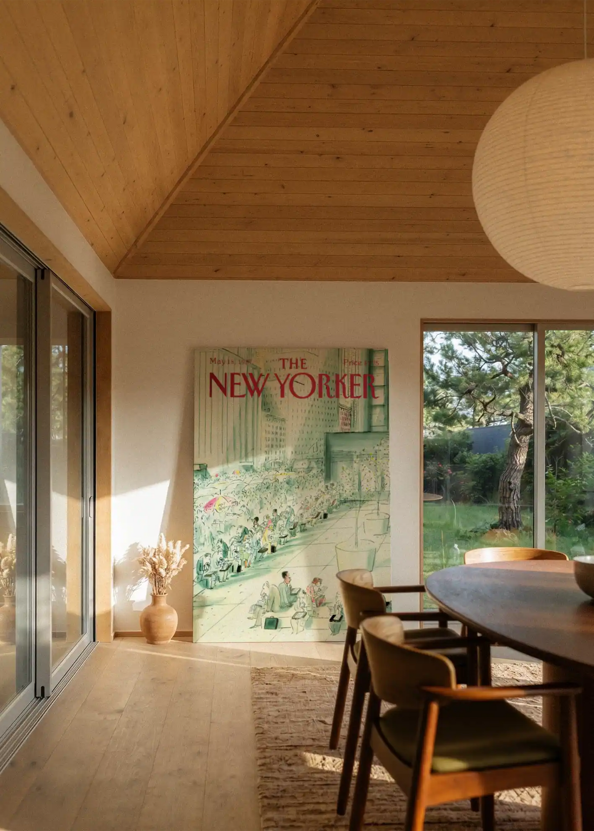 Akustikbillede med The NewYorker-motiv nr. 26 – i stuen