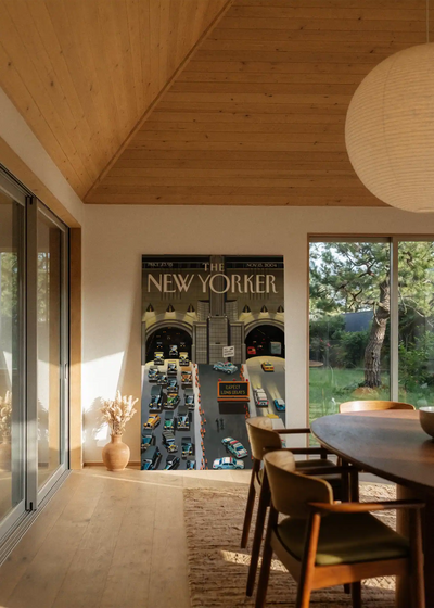 Akustikbillede med The NewYorker-motiv nr. 29 – i stuen