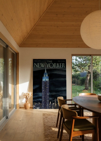 Akustikbillede med The NewYorker-motiv nr. 40 – i stuen