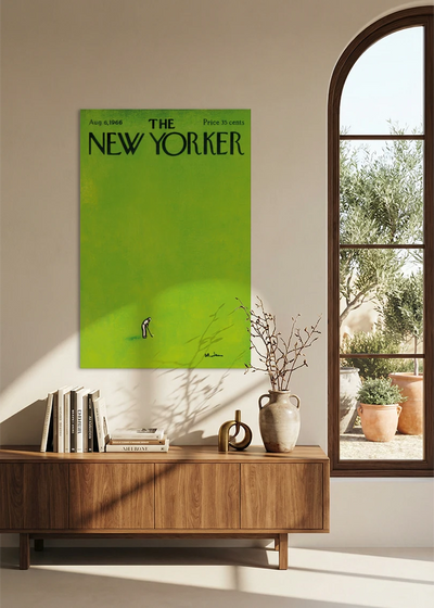 Akustikbillede med The NewYorker-motiv nr. 44 – i spisestuen