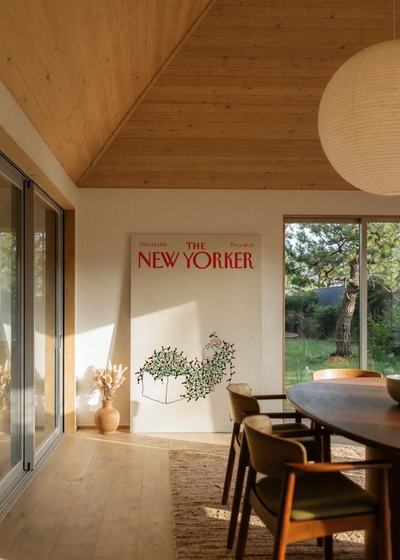 Akustikbillede med The NewYorker-motiv nr. 46 – i stuen