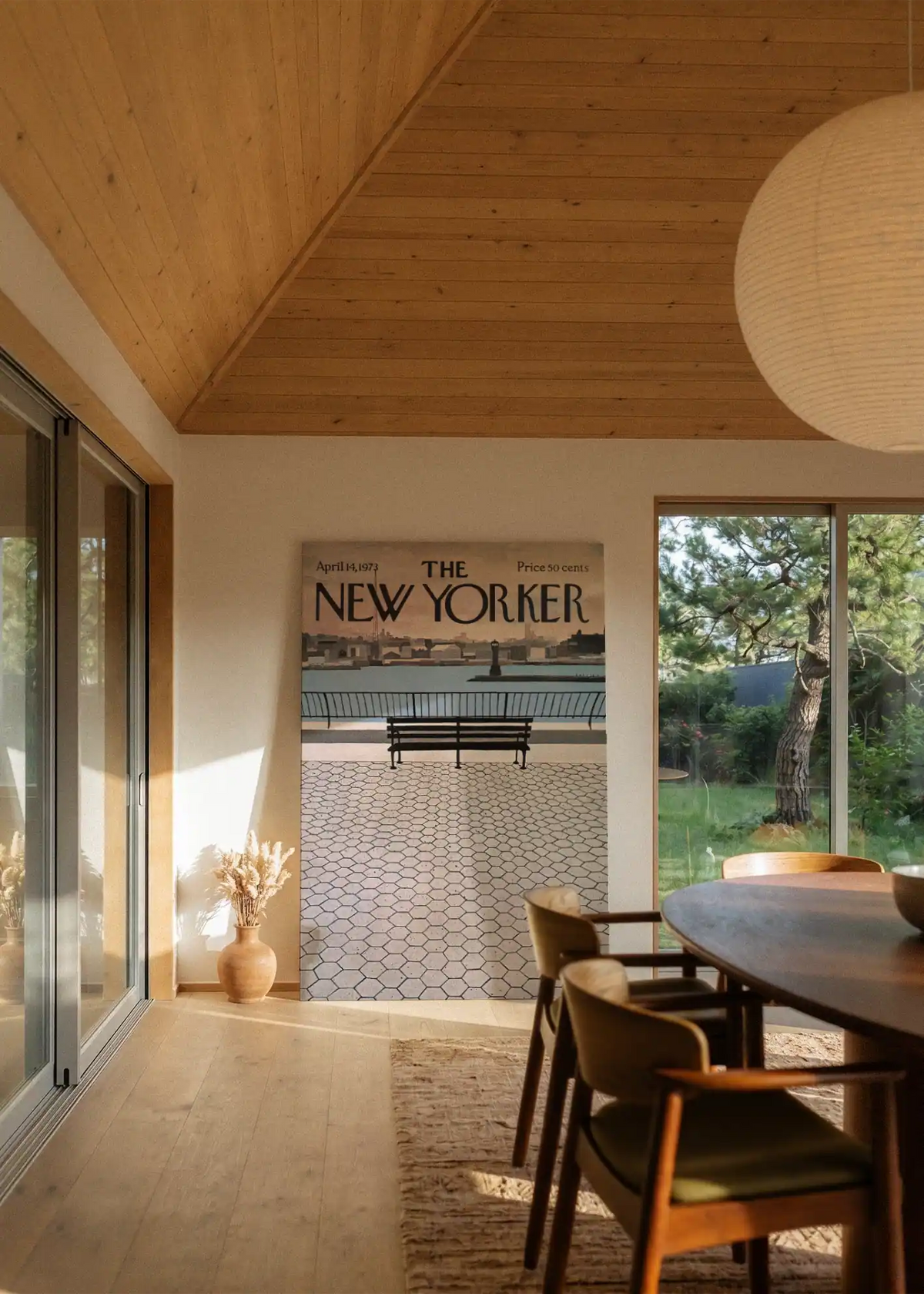 Akustikbillede med The NewYorker-motiv nr. 48 – i stuen