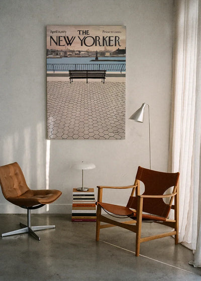 Akustikbillede med The NewYorker-motiv nr. 48 – i lyst rum