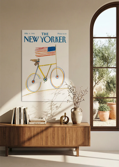 Akustikbillede med The NewYorker-motiv nr. 51 – i spisestuen