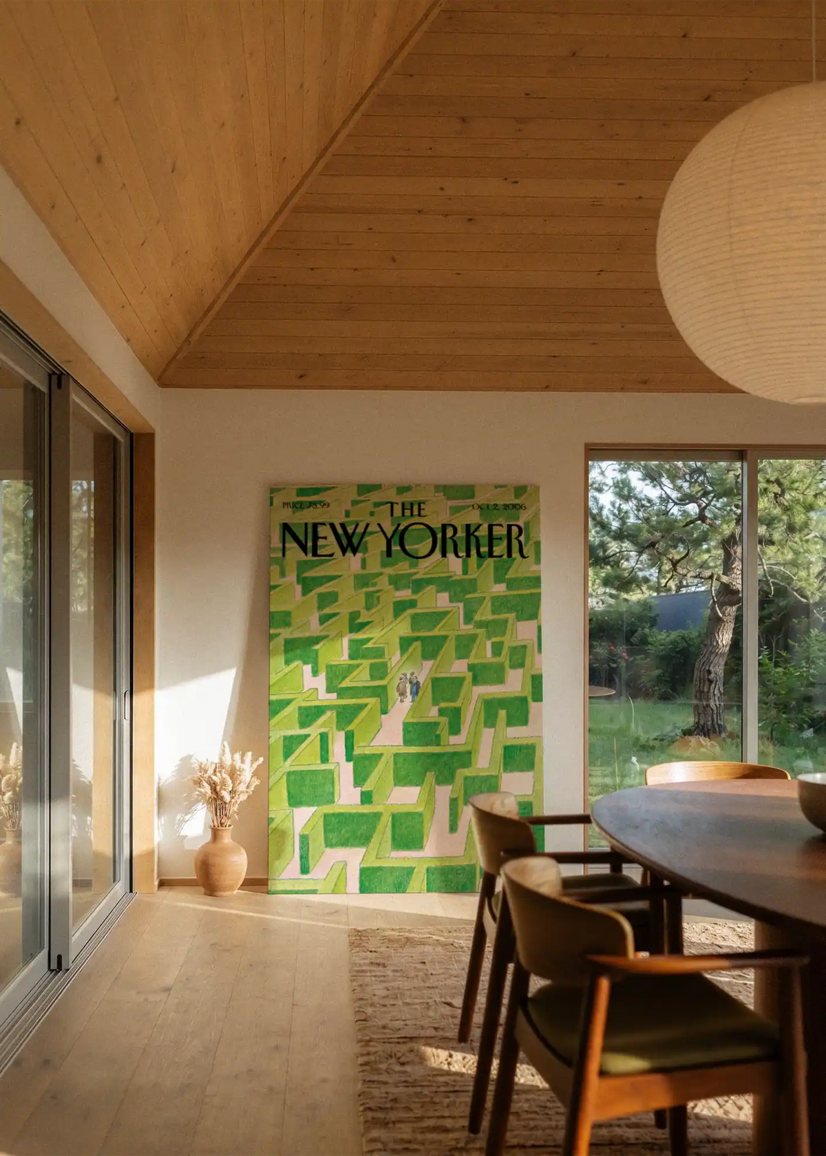 Akustikbillede med The NewYorker-motiv nr. 59 – i stuen