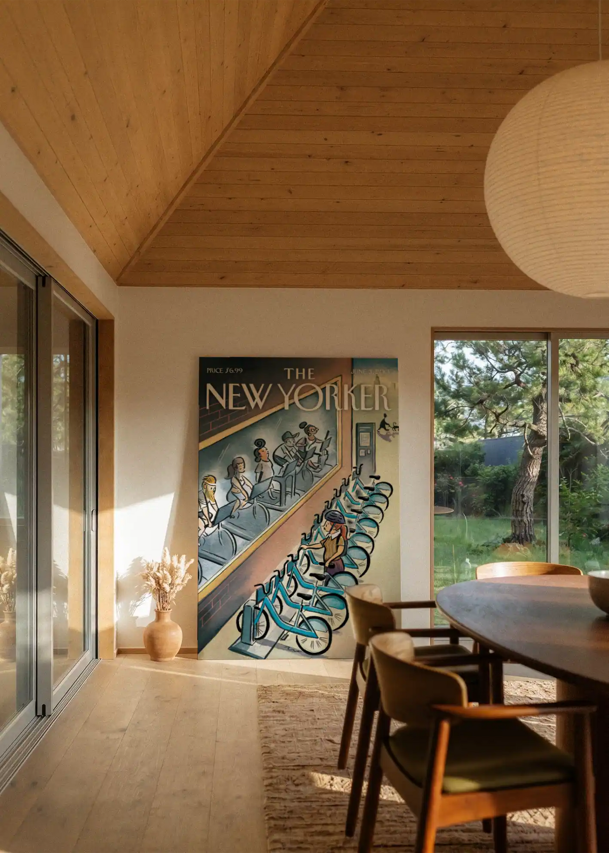 Akustikbillede med The NewYorker-motiv nr. 61 – i stuen