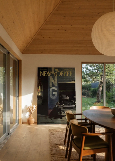 Akustikbillede med The NewYorker-motiv nr. 64 – i stuen