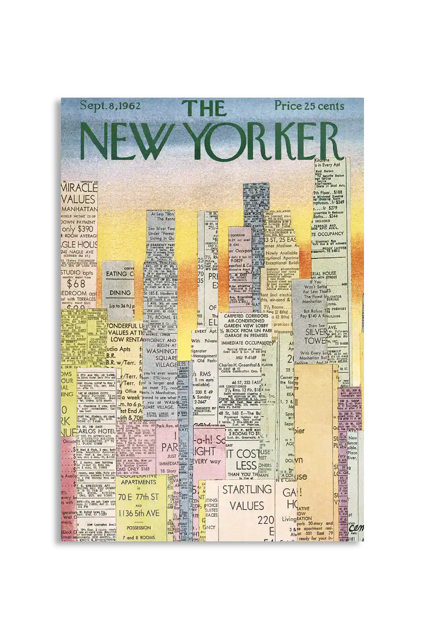 Akustikbillede med The NewYorker-motiv nr. 70