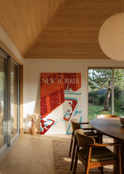 Akustikbillede med The NewYorker-motiv nr. 72 – i stuen