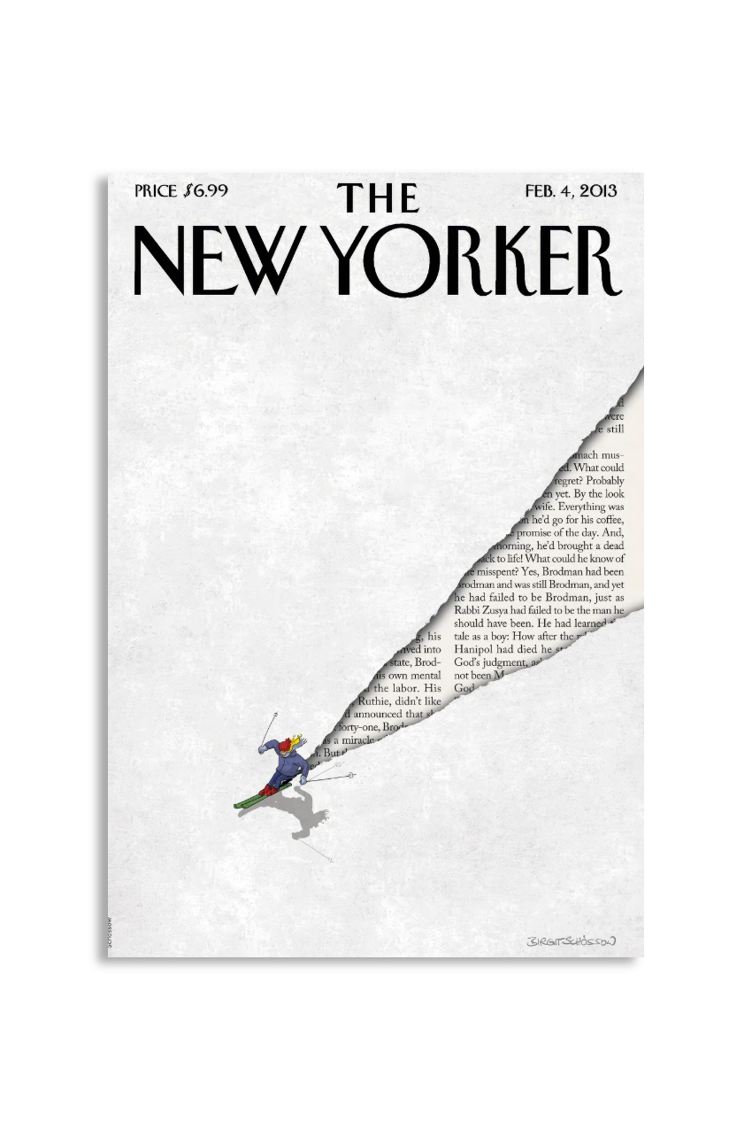 Akustikbillede med The NewYorker-motiv nr. 74