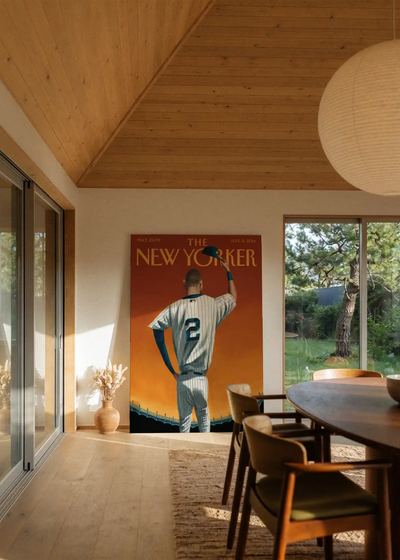 Akustikbillede med The NewYorker-motiv nr. 75 – i stuen