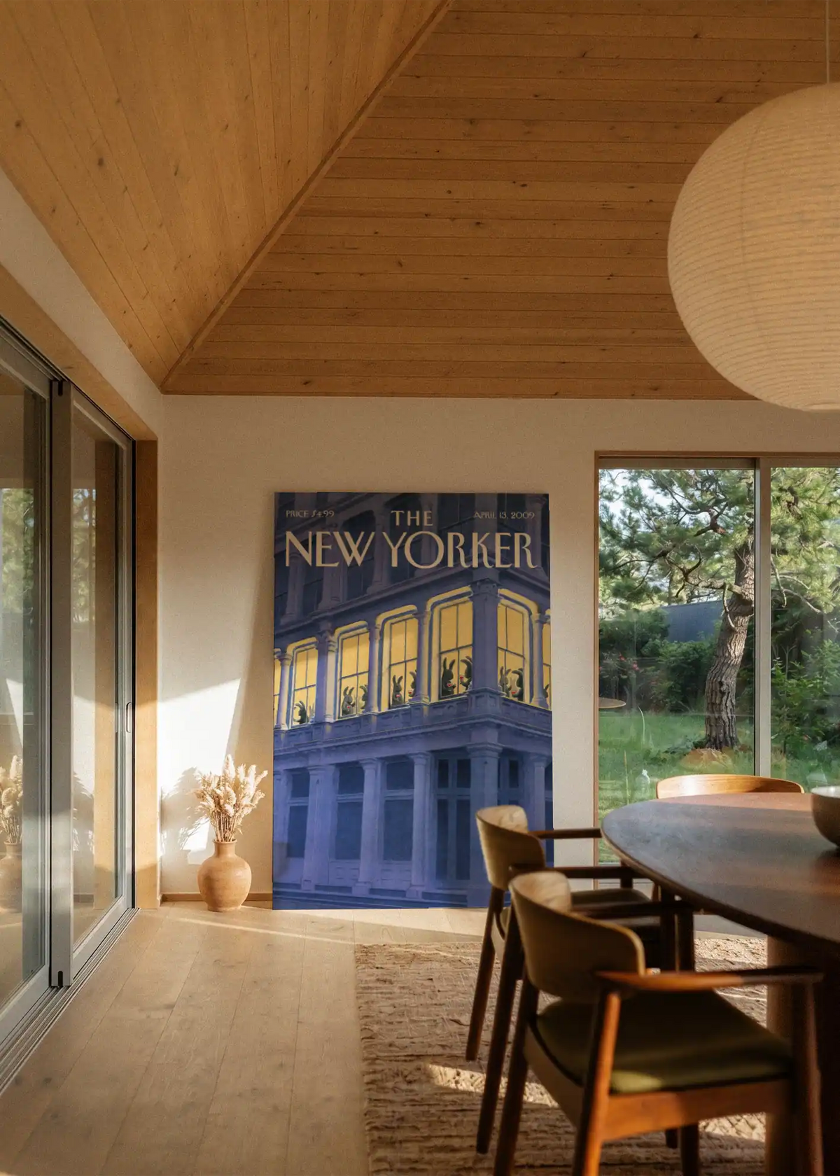 Akustikbillede med The NewYorker-motiv nr. 65 – i stuen