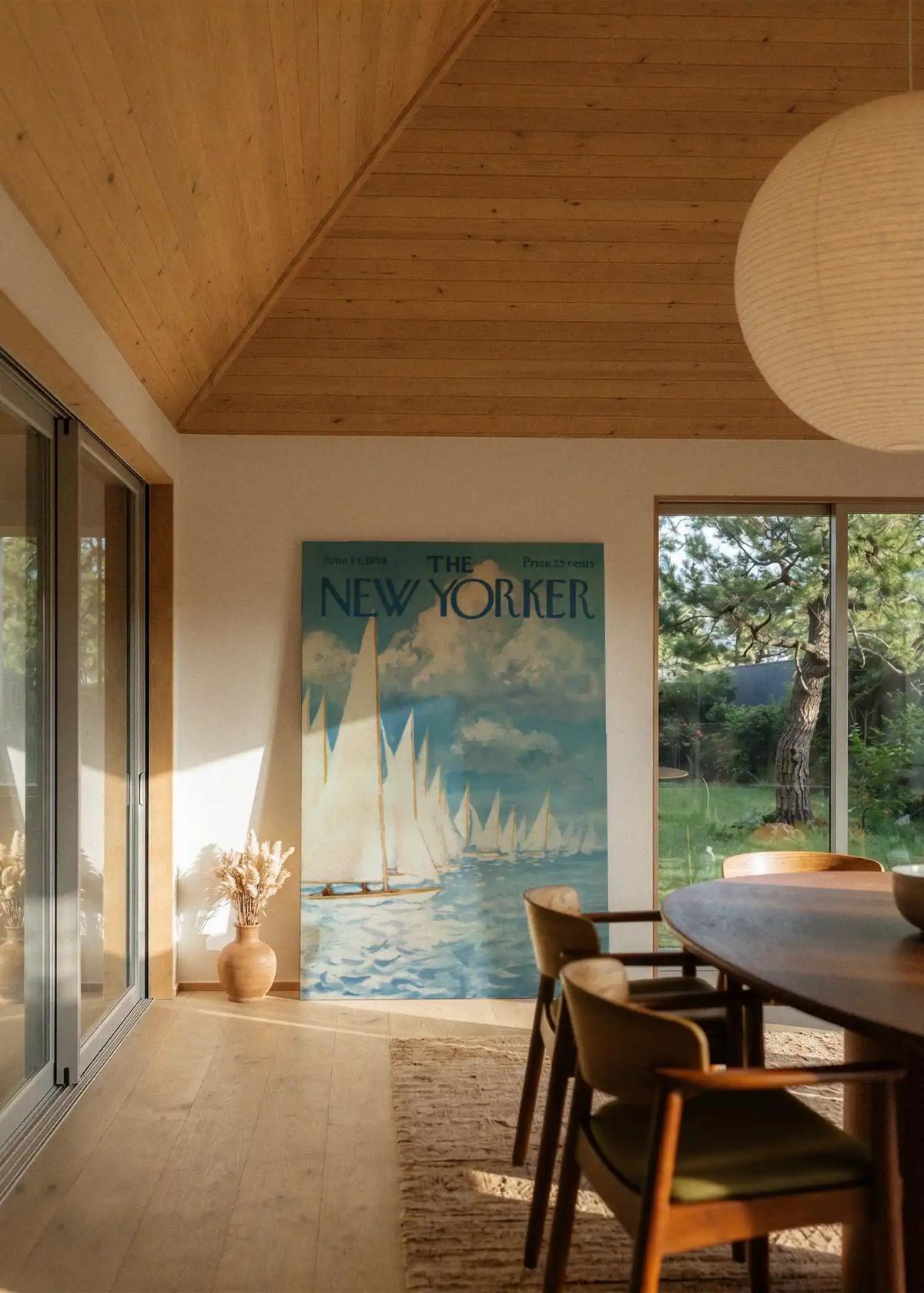 Akustikbillede med The NewYorker-motiv nr. 78 – i stuen
