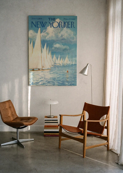 Akustikbillede med The NewYorker-motiv nr. 78 – i lyst rum