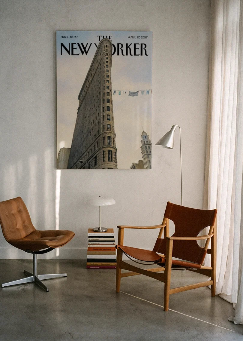 Akustikbillede med The NewYorker-motiv nr. 82 – i lyst rum