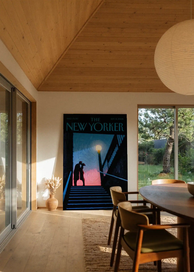 Akustikbillede med The NewYorker-motiv nr. 84 – i stuen
