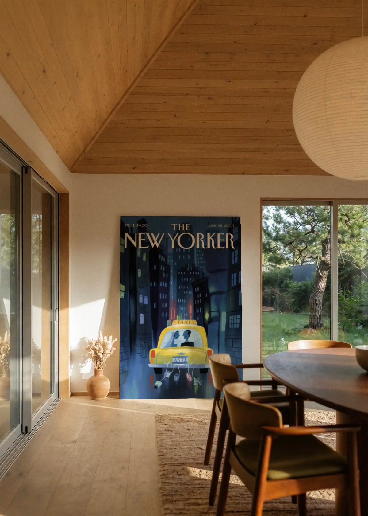 Akustikbillede med The NewYorker-motiv nr. 86 – i stuen
